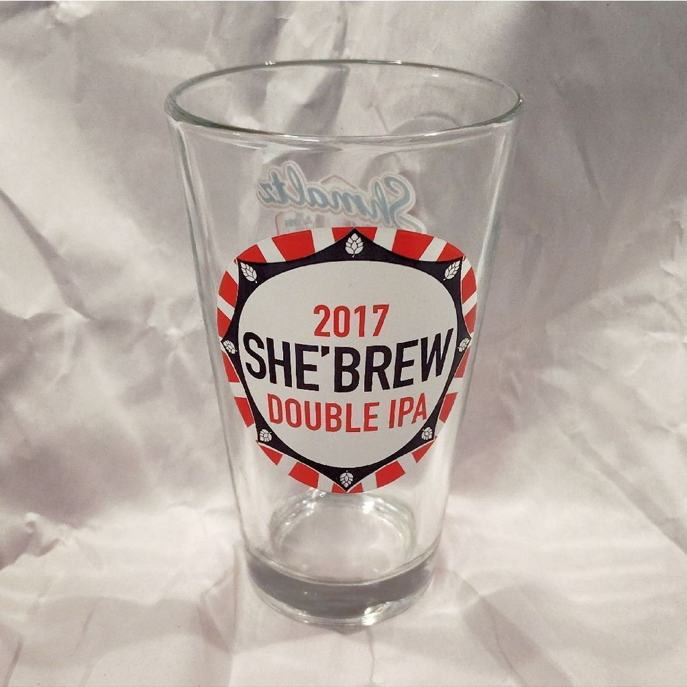 Shmaltz She'Brew Limited Edition 2017 Double IPA Pint Glass Rare Collectible